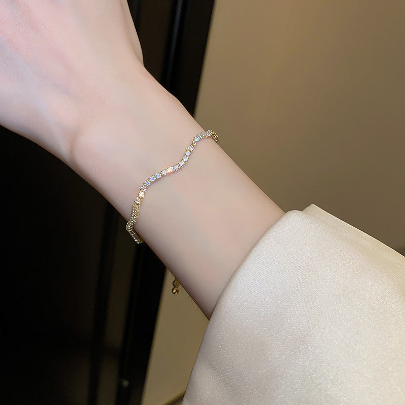 Wave Geometric Adjustable Bracelet - electronic accessories