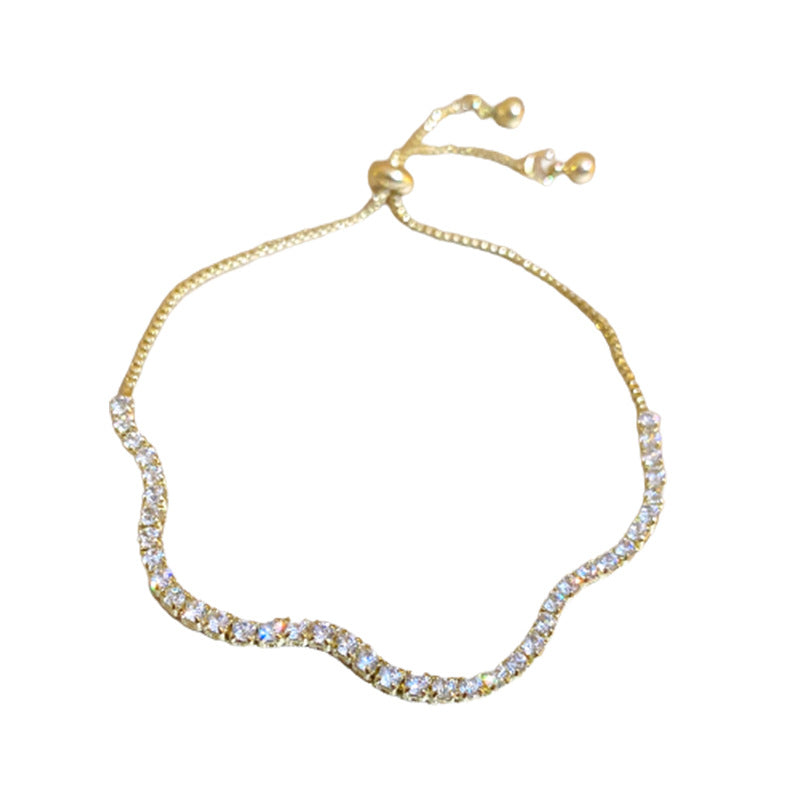 Wave Geometric Adjustable Bracelet - electronic accessories