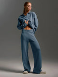 Winter Thick Women Knitted Suits Soft 2 Pieces Sets - Other
