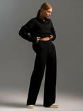 Winter Thick Women Knitted Suits Soft 2 Pieces Sets - Other