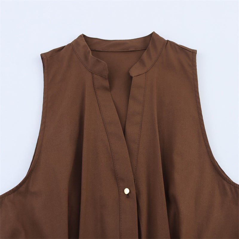 With Belt Midi Skirt Dress - Other