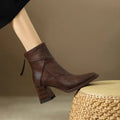 Woman Chunky Ankle Boots Women