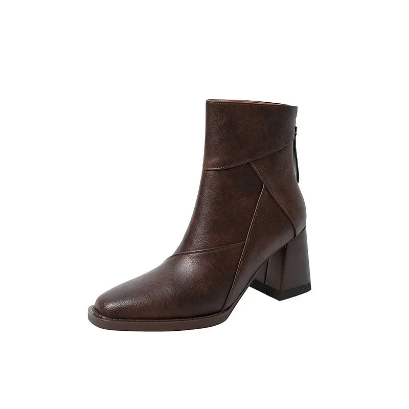Woman Chunky Ankle Boots Women