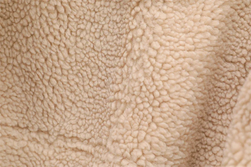 Woman’s Fashion Thick Warm Faux Shearling Jacket Coat - Other