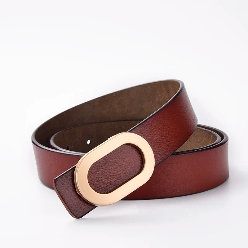 Women Belt - Red-brown / CHINA / 110cm