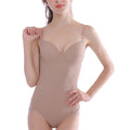 Women Body Shaping Bodysuit Tummy Control High Waist Spaghetti Strap