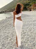 Women Crochet Knit Maxi Dress