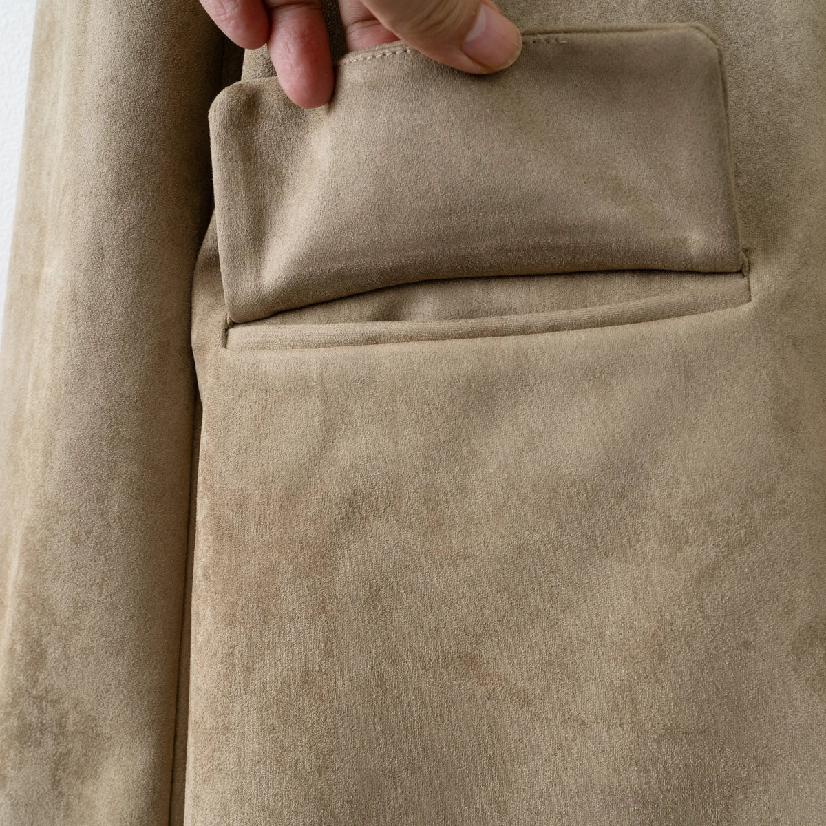 Women Fashion Suede Basic Jacket - Other