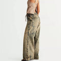 Women Fashion Wide-Leg Jeans