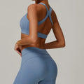 Women Fitness Bra Tights Cross Back Yoga Vest