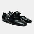 Women Flats Shallow Mouth Autumn Pointed Toe Loafers Ballerinas - Black / 40 / CHINA