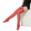 Women Floral Lace Patchwork Over Knee Thigh High Elastic