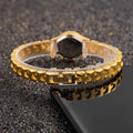 Women Gold Bracelet Quartz Wristwatch for Woman