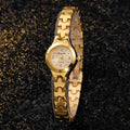 Women Gold Bracelet Quartz Wristwatch for Woman