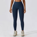 Women Gym Push Up Seamless Yoga Pants - Emblem Blue / M / CHINA