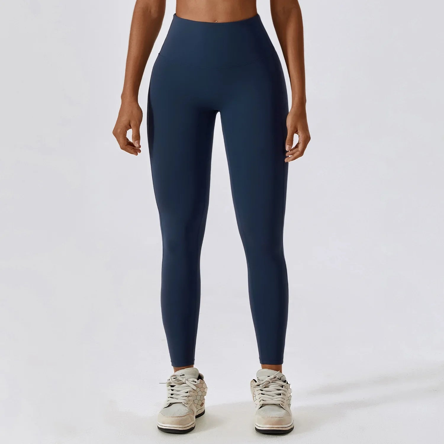 Women Gym Push Up Seamless Yoga Pants - Emblem Blue / M / CHINA