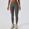 Women Gym Push Up Seamless Yoga Pants - Far Mountain Grey / XL / CHINA