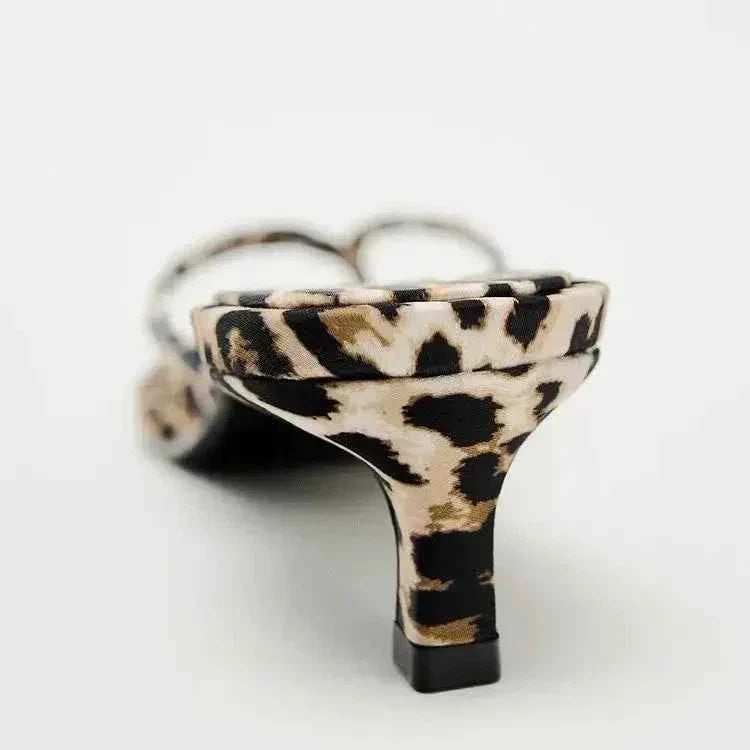 Women High Heel Slippers Shoes