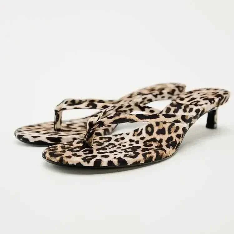 Women High Heel Slippers Shoes