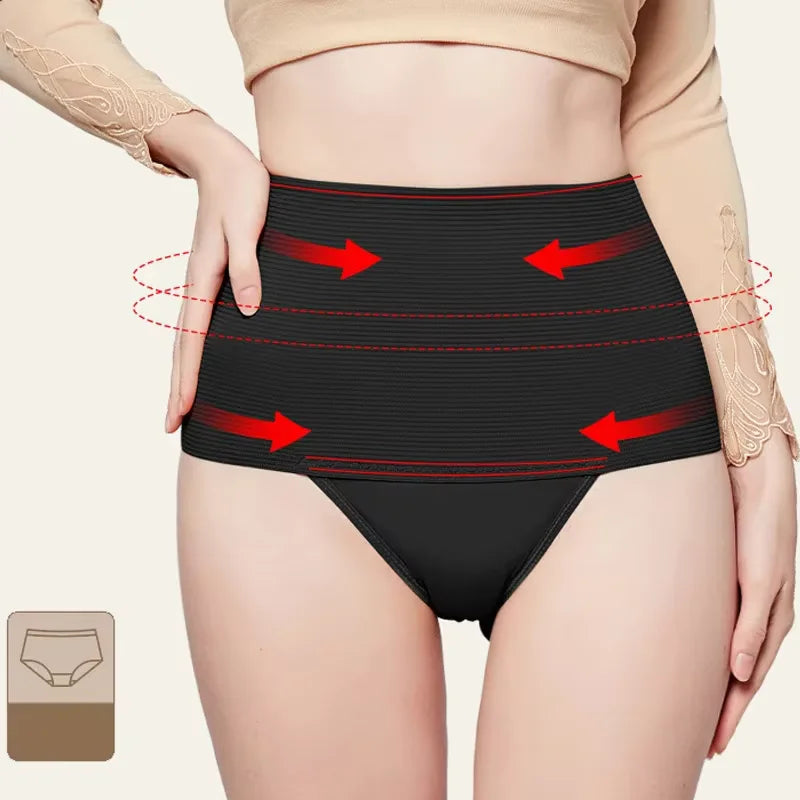 Women High Waist Body Shaper Compression Control Panties