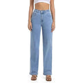 Women High Waisted Straight Leg Jeans