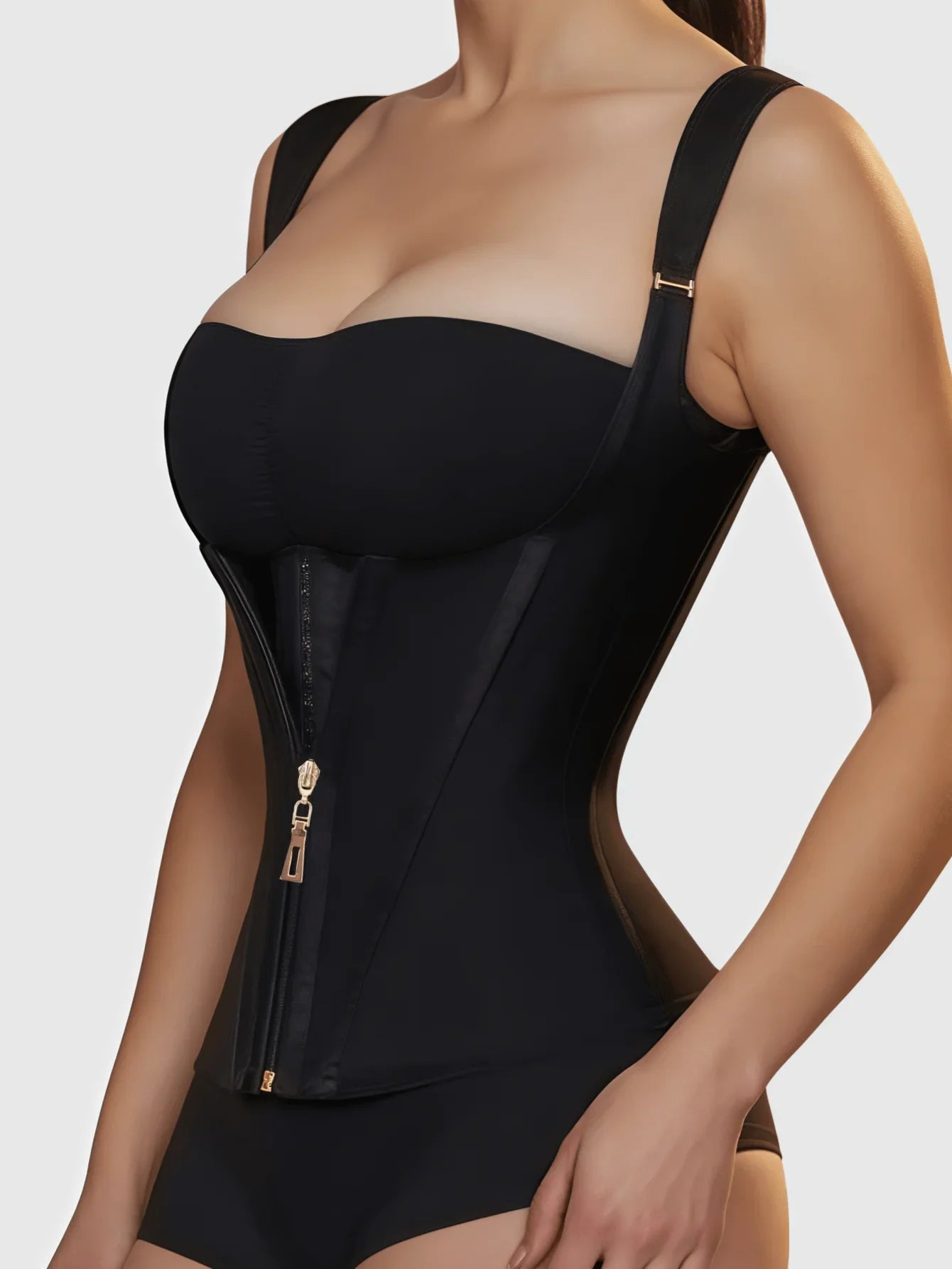 Women Latex Waist Trainer Corset Tummy Control Body Shaper