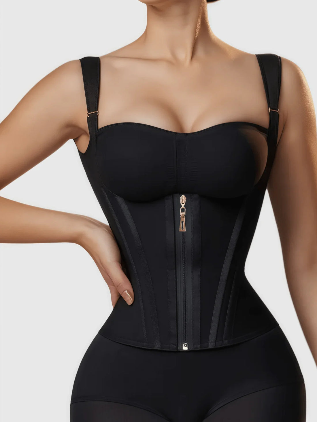 Women Latex Waist Trainer Corset Tummy Control Body Shaper