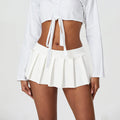 Women Mini Pleated Skirt