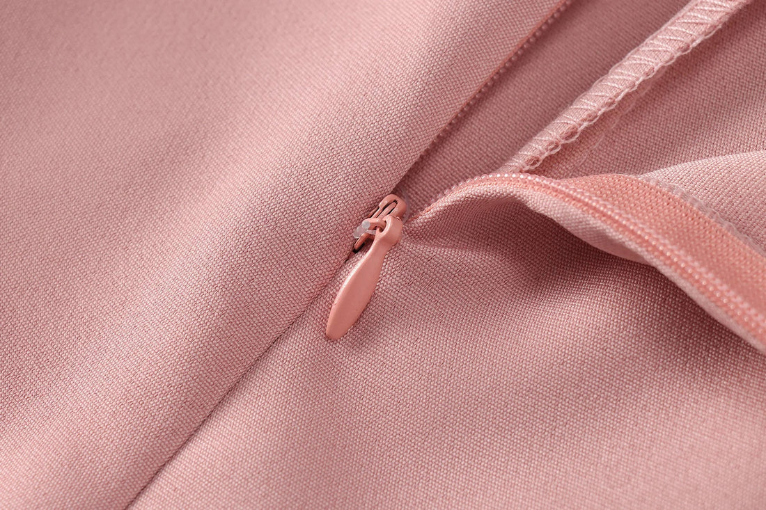 Women Pink Ruffles Skirt Shorts - M