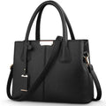 Women PU Leather Handbags - 29.5x13x21.5cm / black