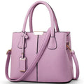 Women PU Leather Handbags - 29.5x13x21.5cm / purple