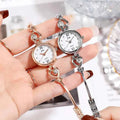 Women Quartz Watch Classic Roman Ladies Bracelet