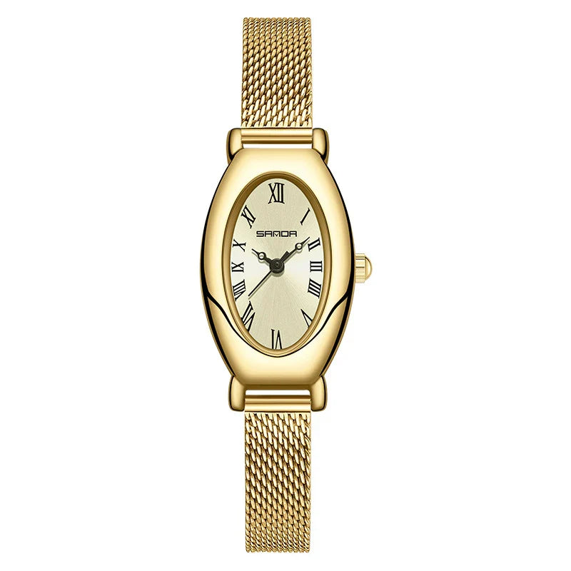 Women Quartz Watch Vintage Stainless Steel - 08