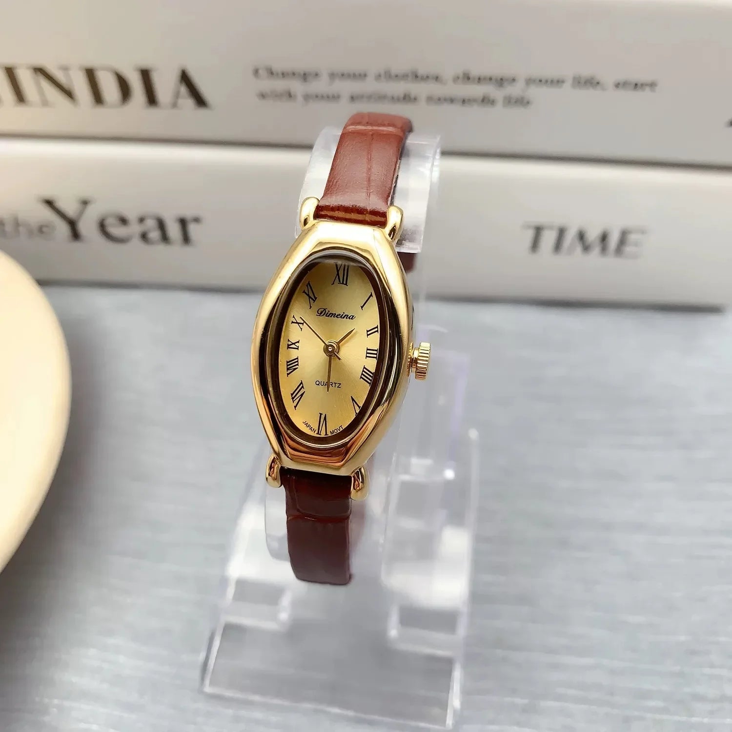 Women Quartz Watch Vintage Stainless Steel - 20