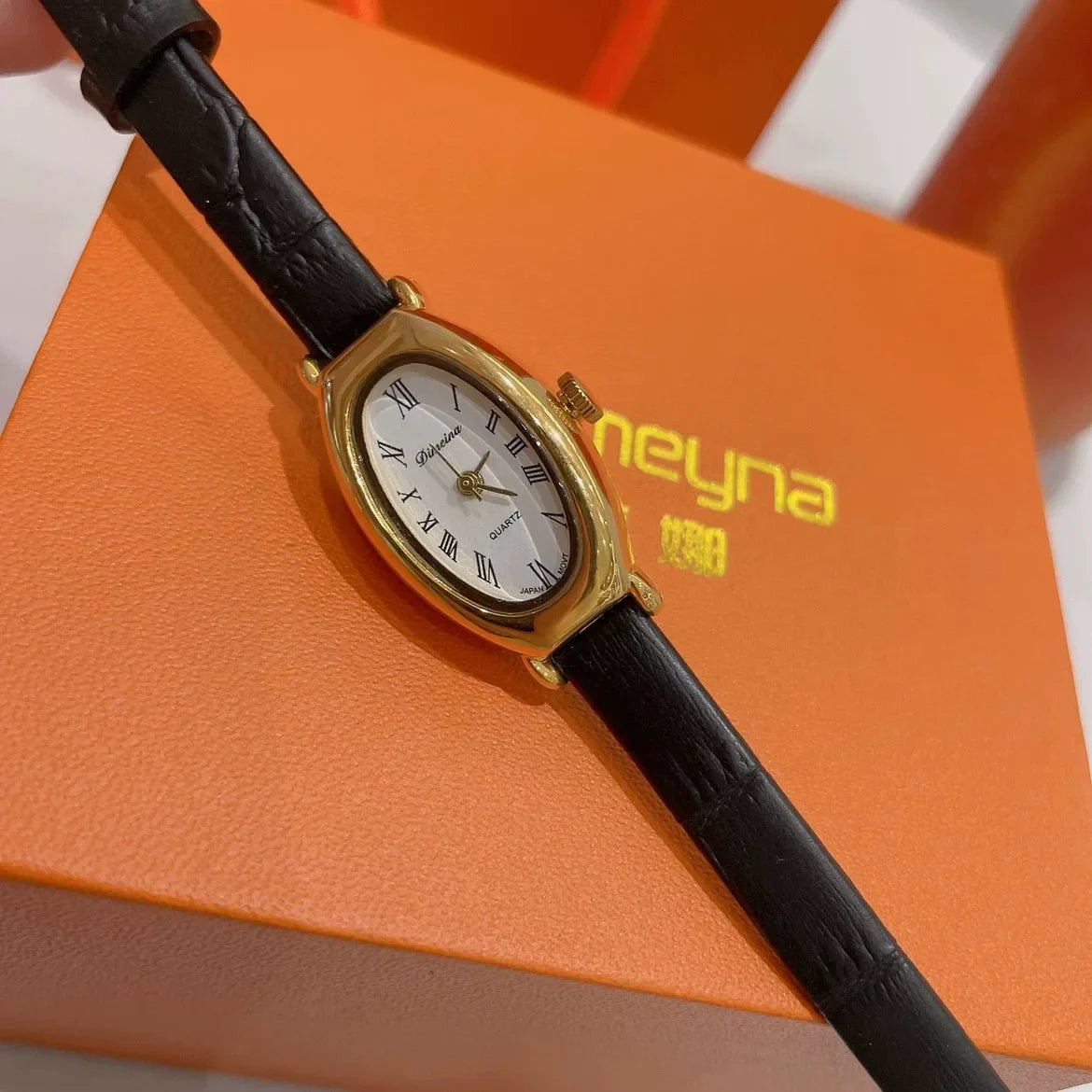 Women Quartz Watch Vintage Stainless Steel