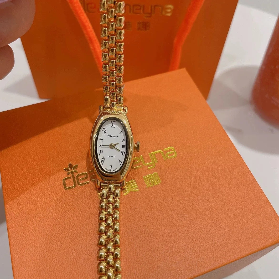 Women Quartz Watch Vintage Stainless Steel