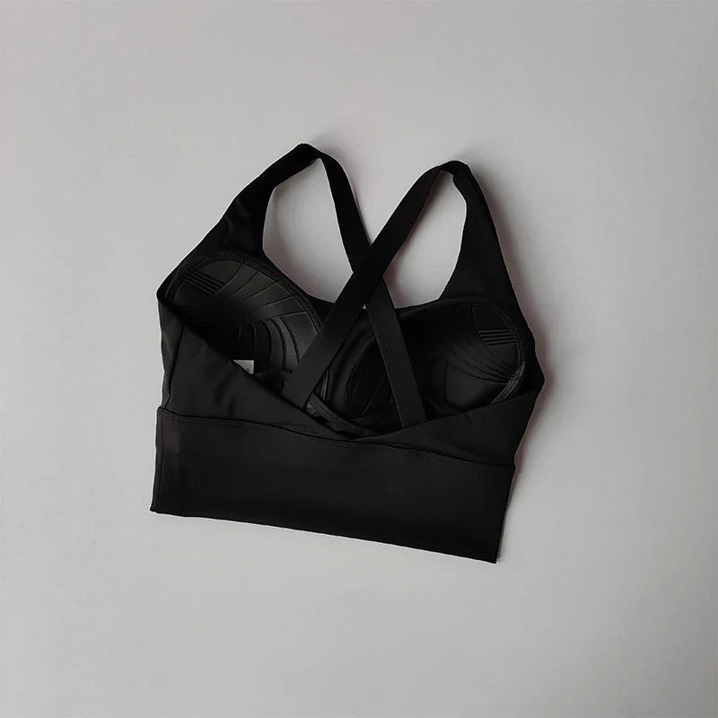 Women Seamless Sports Bra - Black / L / CHINA