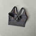 Women Seamless Sports Bra - Gray / S / CHINA