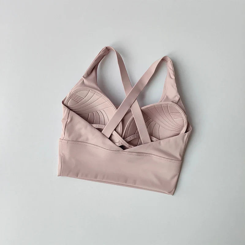 Women Seamless Sports Bra - Purple / S / CHINA