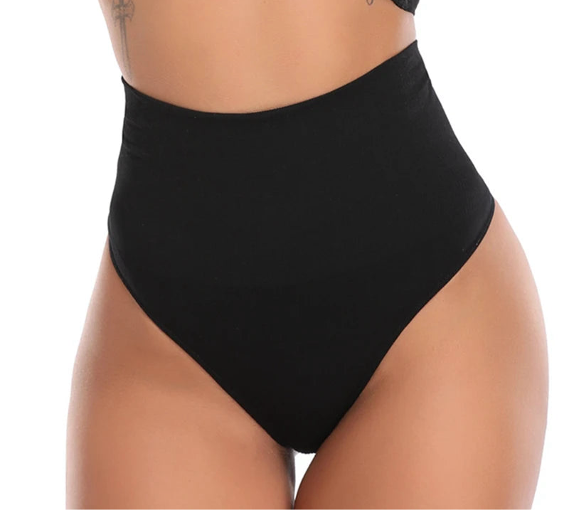 Women Seamless Tummy Control Thong Panties