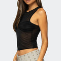 Women Sheer Mesh Tank Top