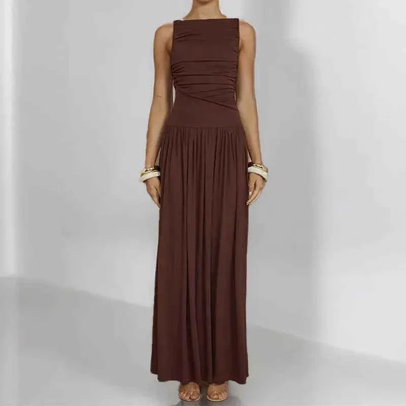 Women Sleeveless Maxi Dress