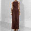 Women Sleeveless Maxi Dress