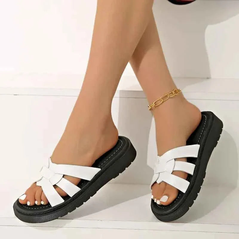 Women Slippers Open Toe Casual Shoes