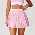 Women Sports Mini Pleated Skirt - Light pink / S / CHINA