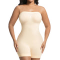 Women Strapless Shapewear Bodysuits Tummy Control Butt Lifter - WHITE / 2XL