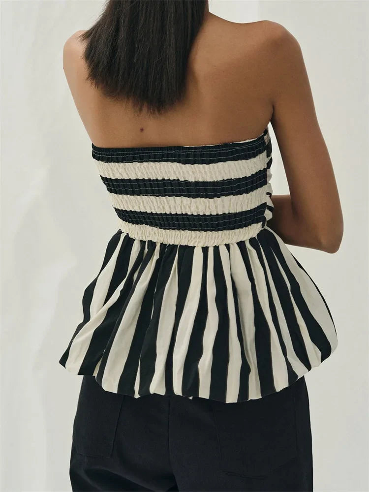 Women Strapless Tube Top