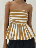 Women Strapless Tube Top - B / XL