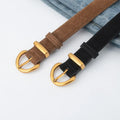 Women Suede Leather Belt