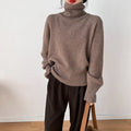 Women Sweater Jumper Female Pullover Long Sleeve - camel / S